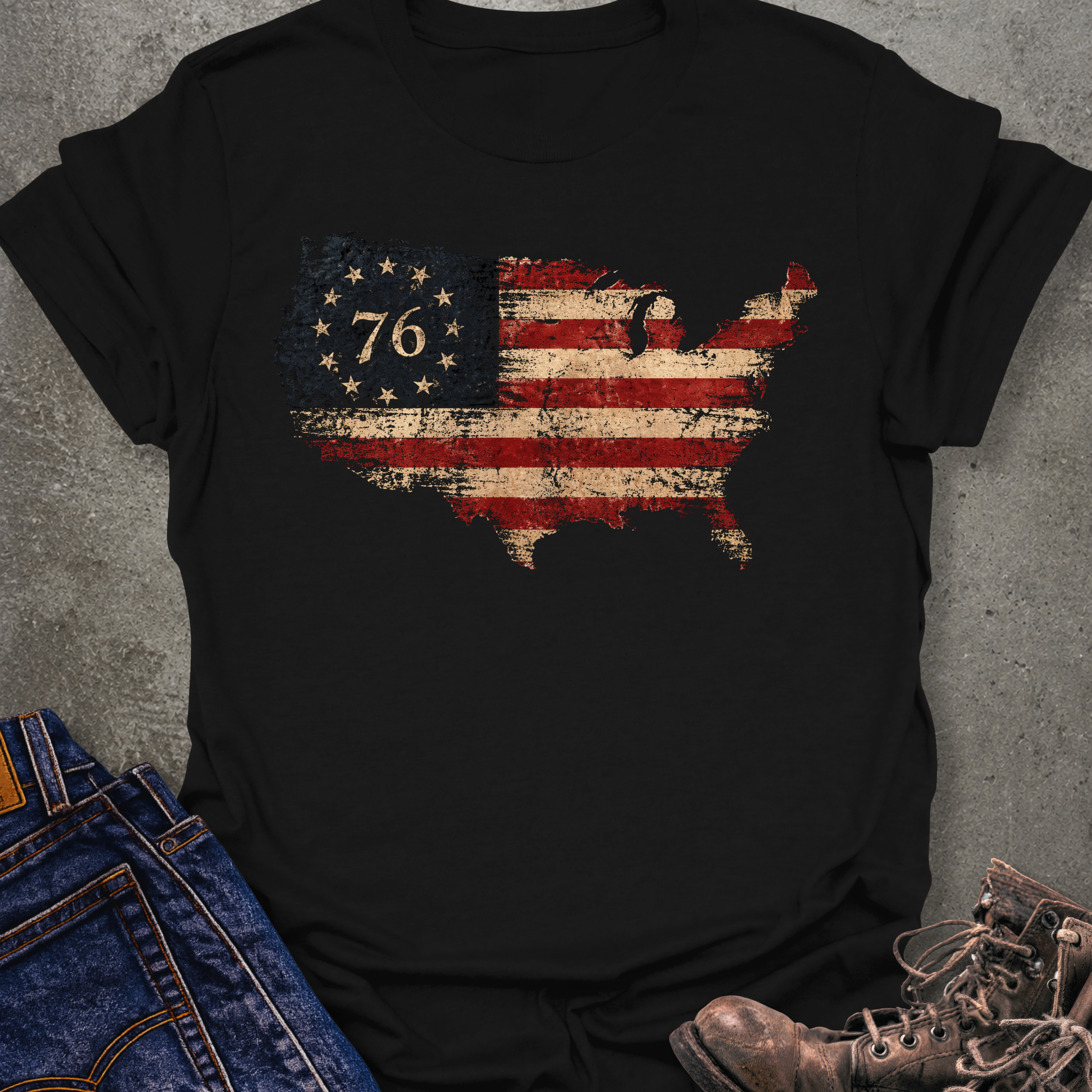 76 Map T-Shirt
