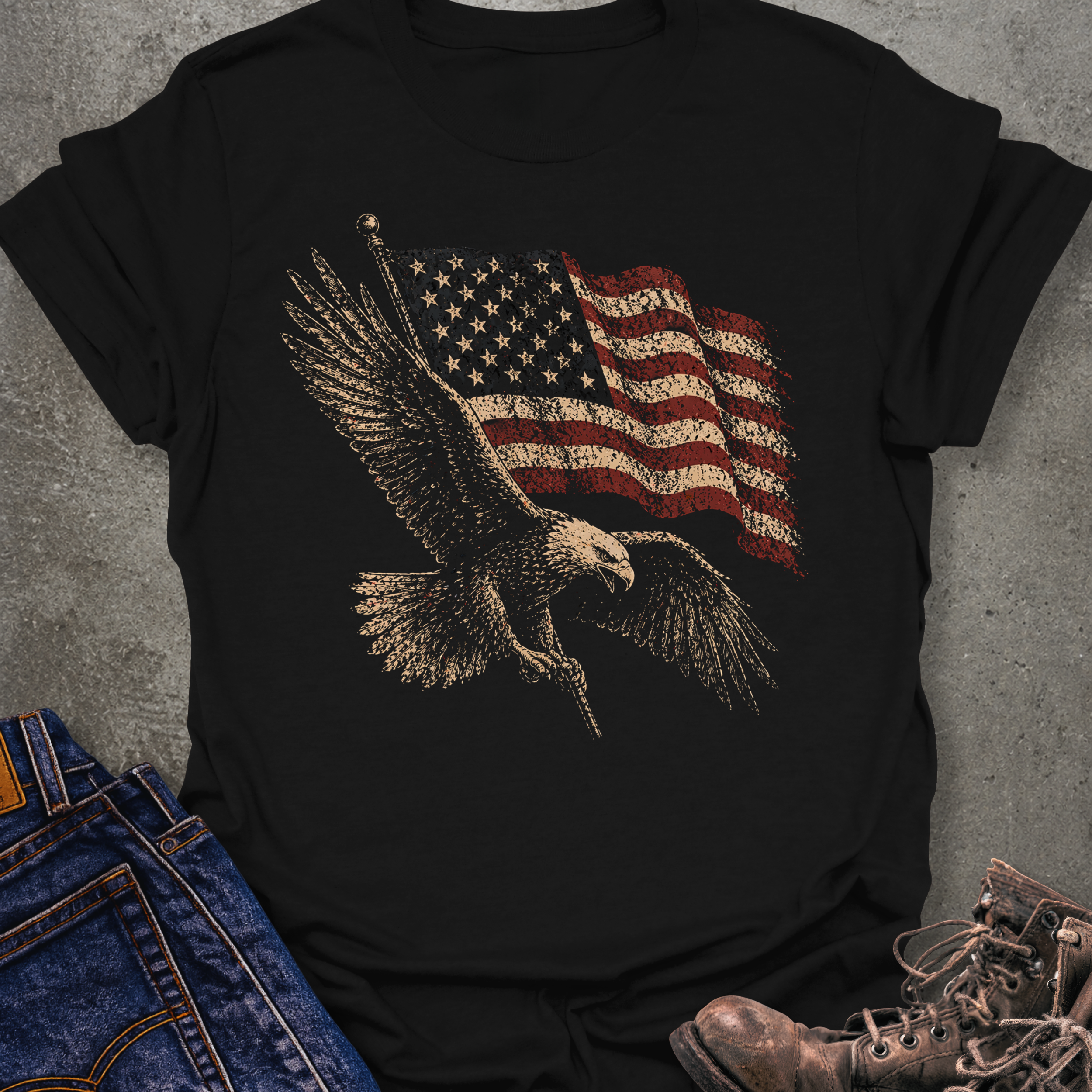Eagle Flag Bearer T-Shirt