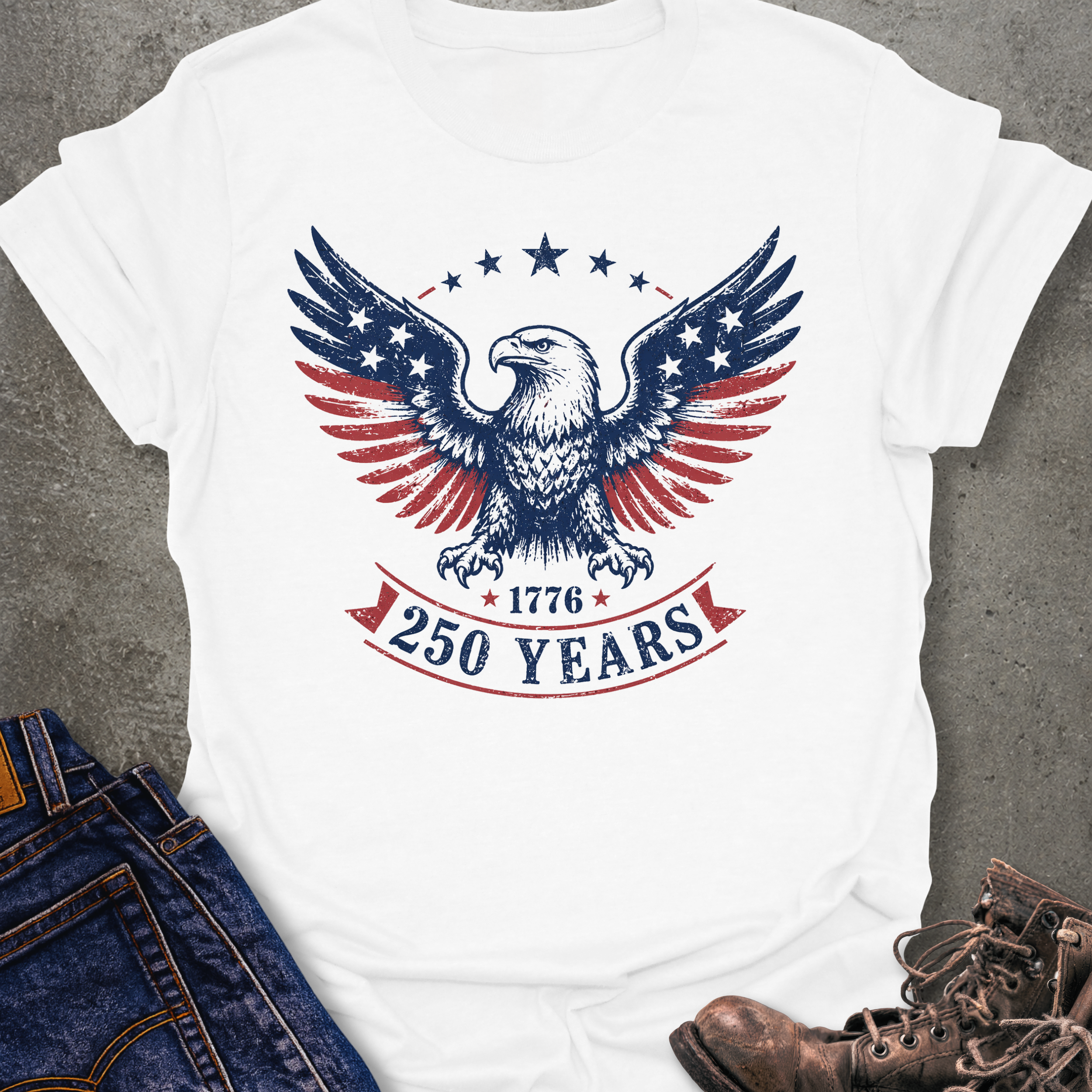 250 Years Eagle T-Shirt