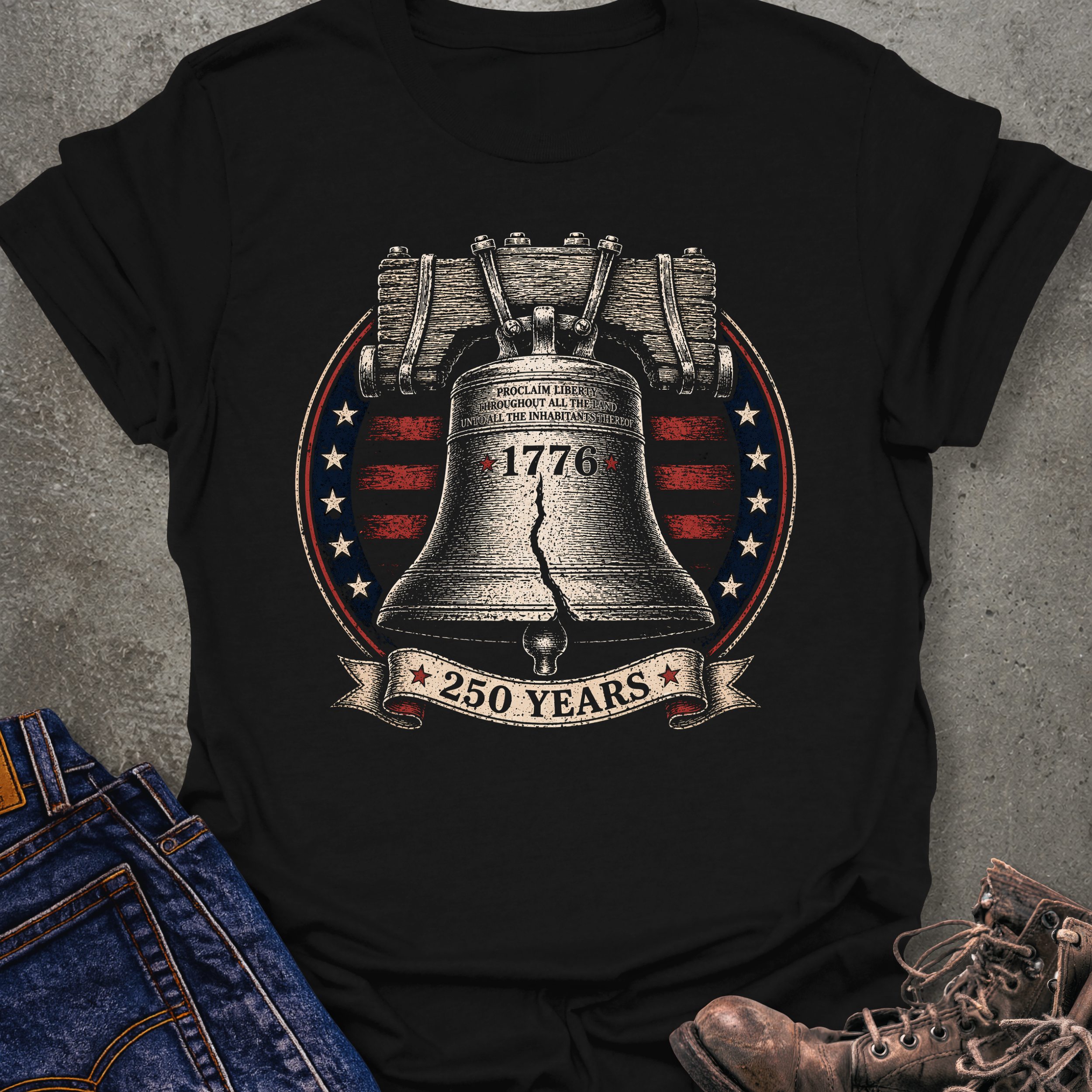 250 Years Liberty Bell T-Shirt