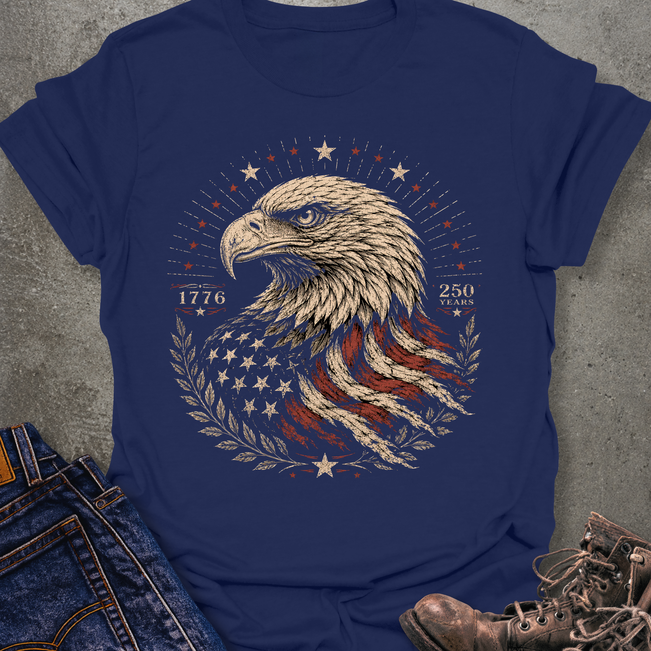 250 Years Eagle T-Shirt
