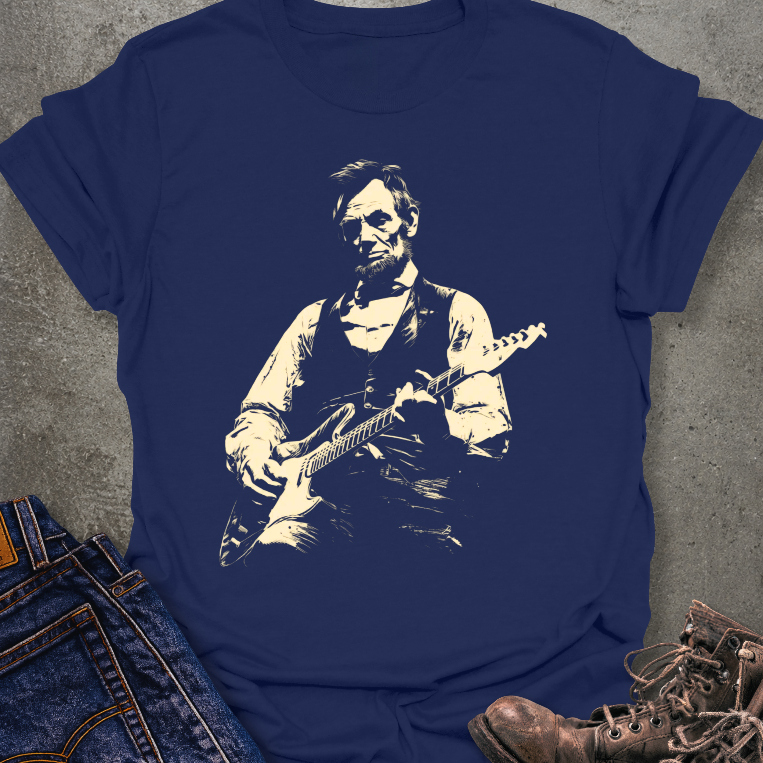 Lincoln Guitar T-Shirt