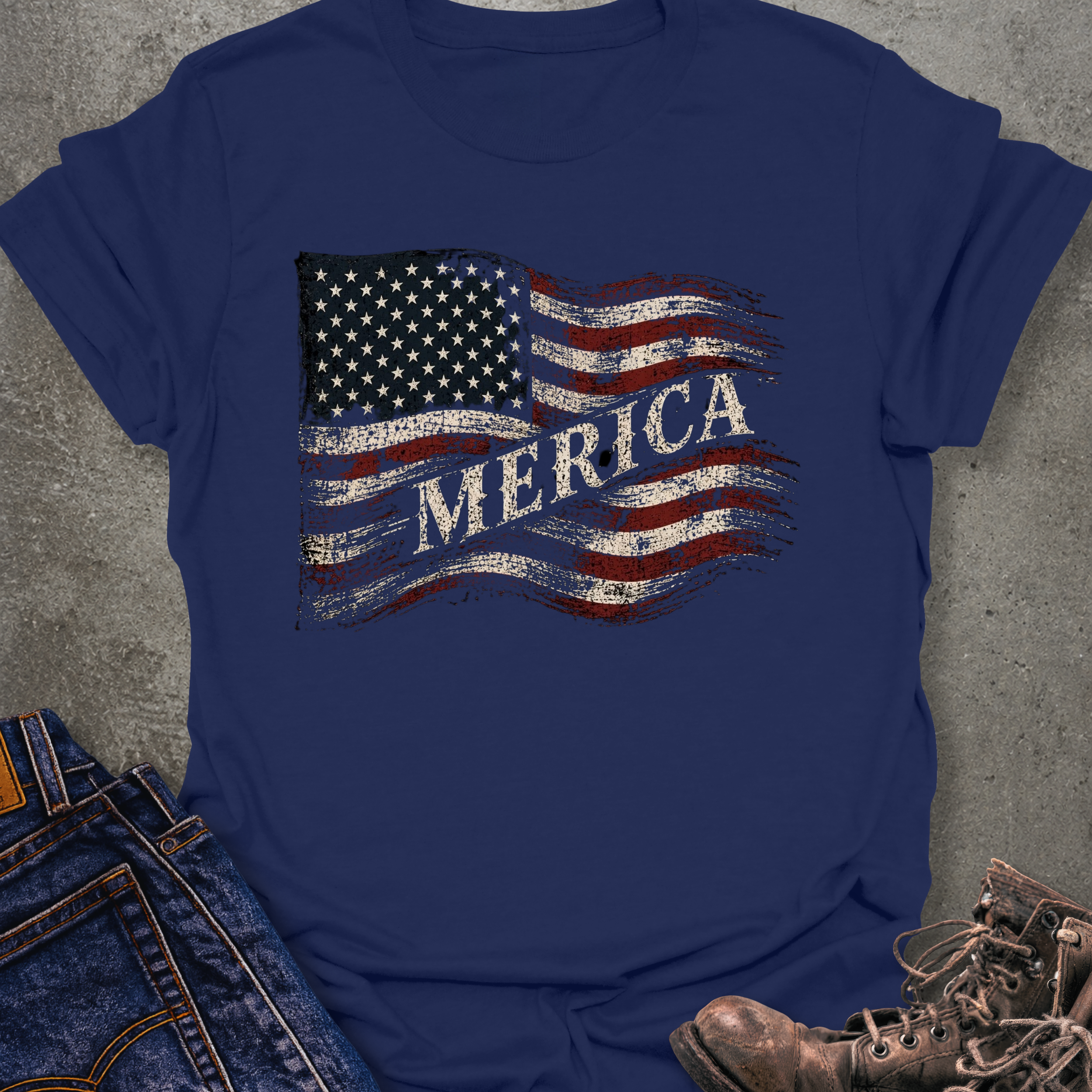 Merica Flag T-Shirt