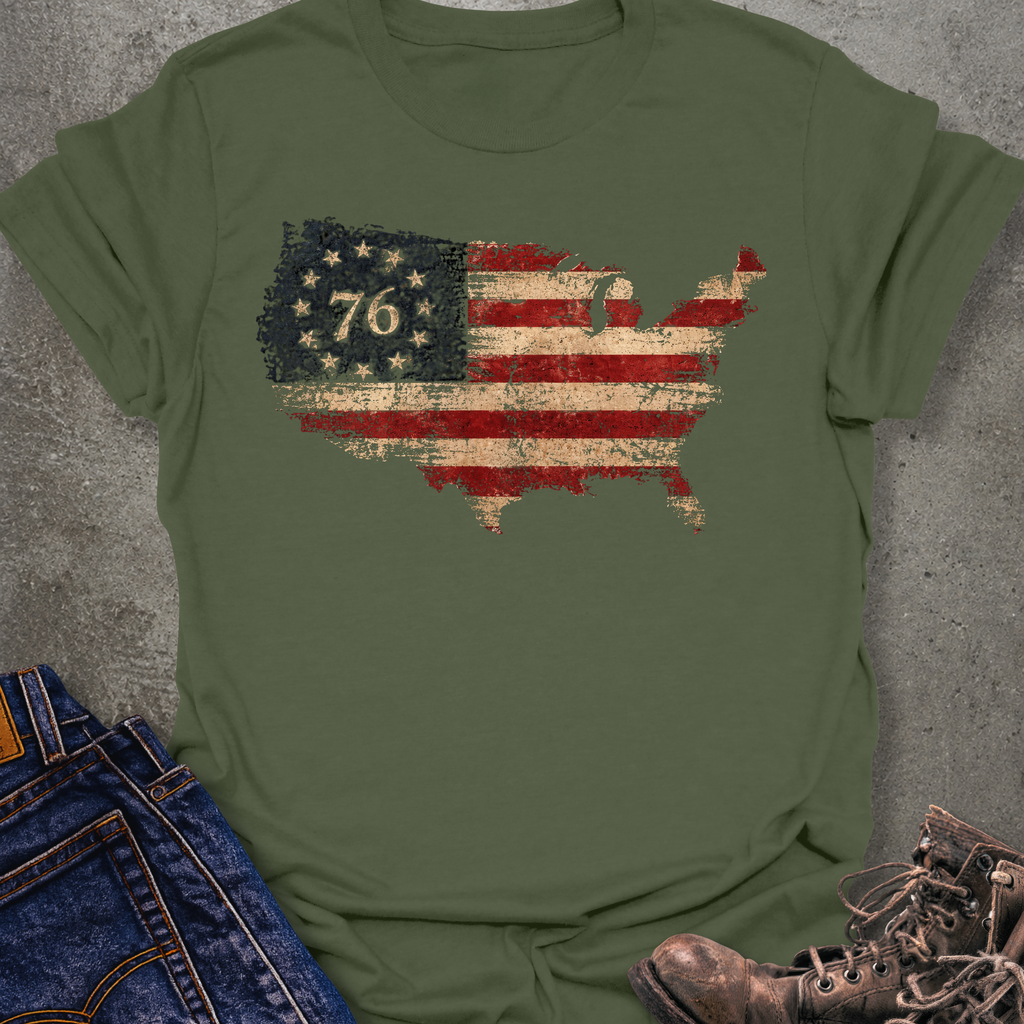 76 Map T-Shirt