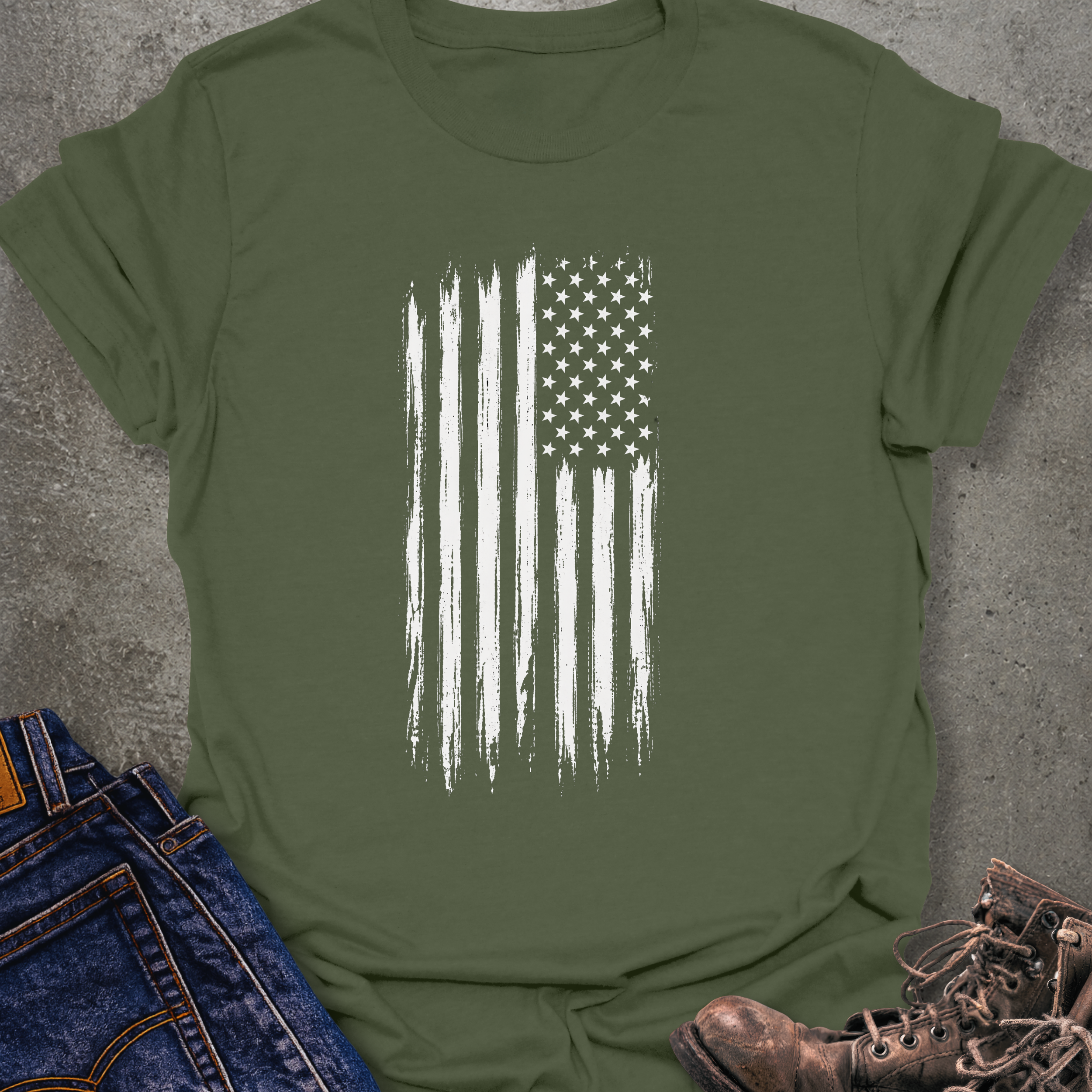 Vertical Flag T-Shirt