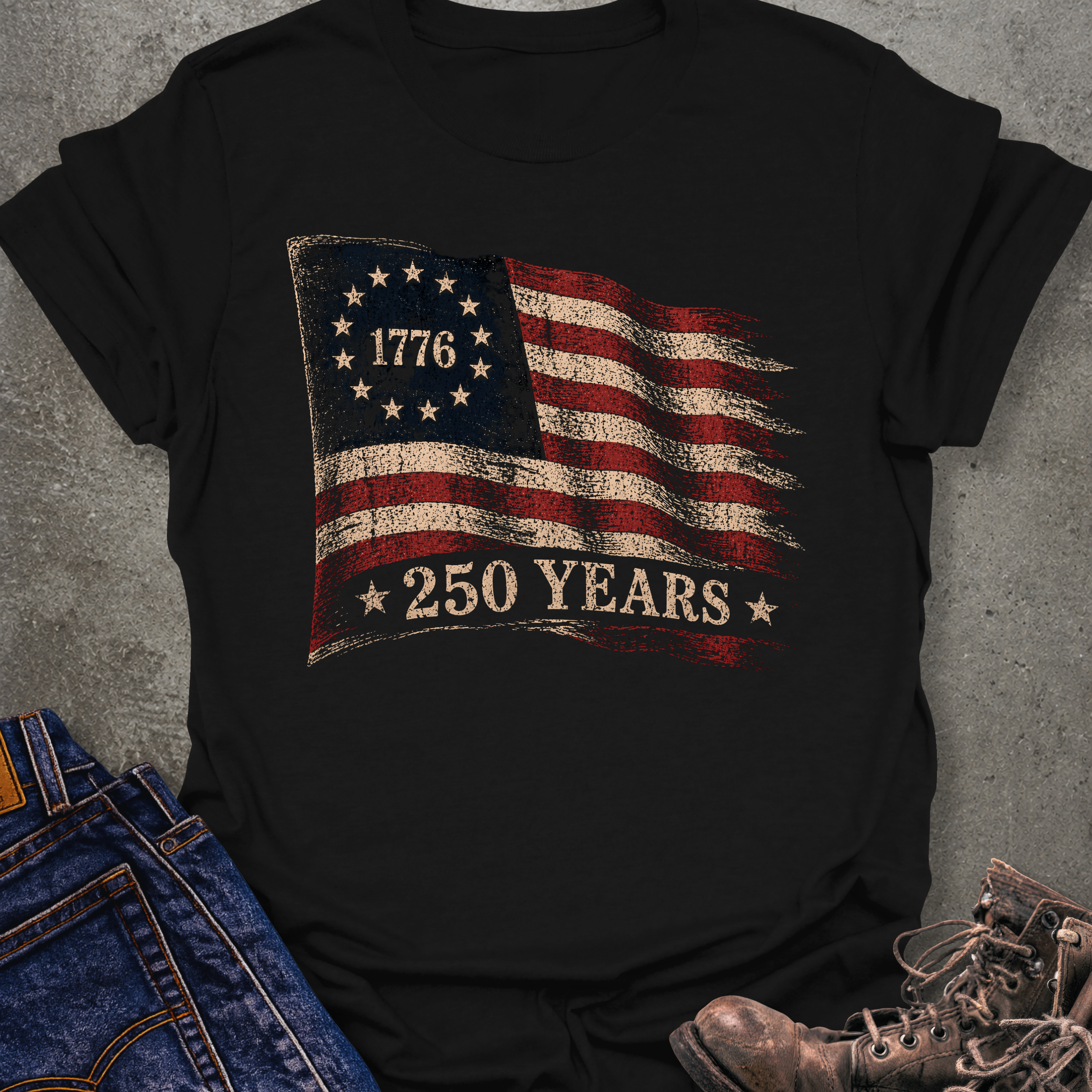 250 Years Flag T-Shirt