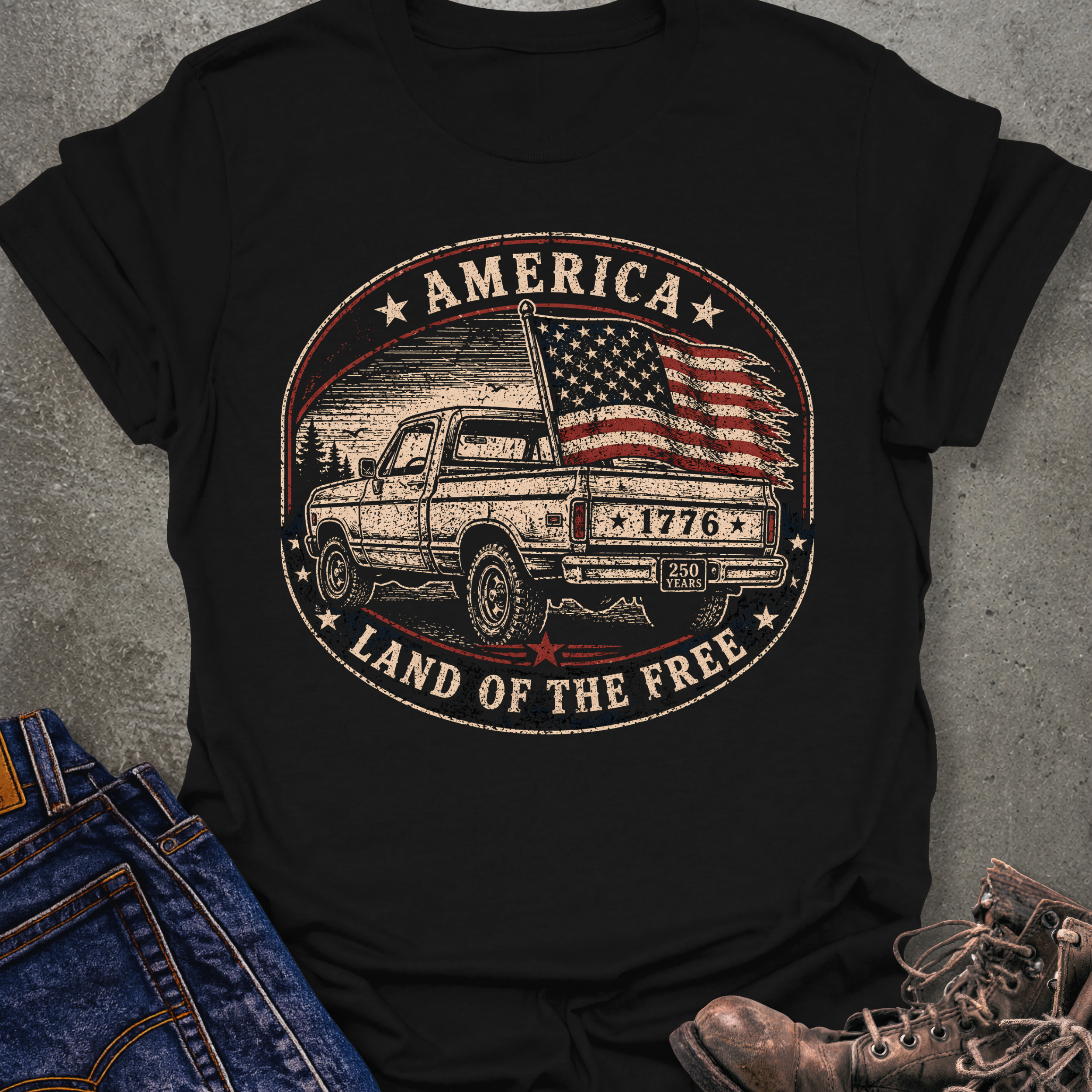 Land Of The Free Pickup T-Shirt